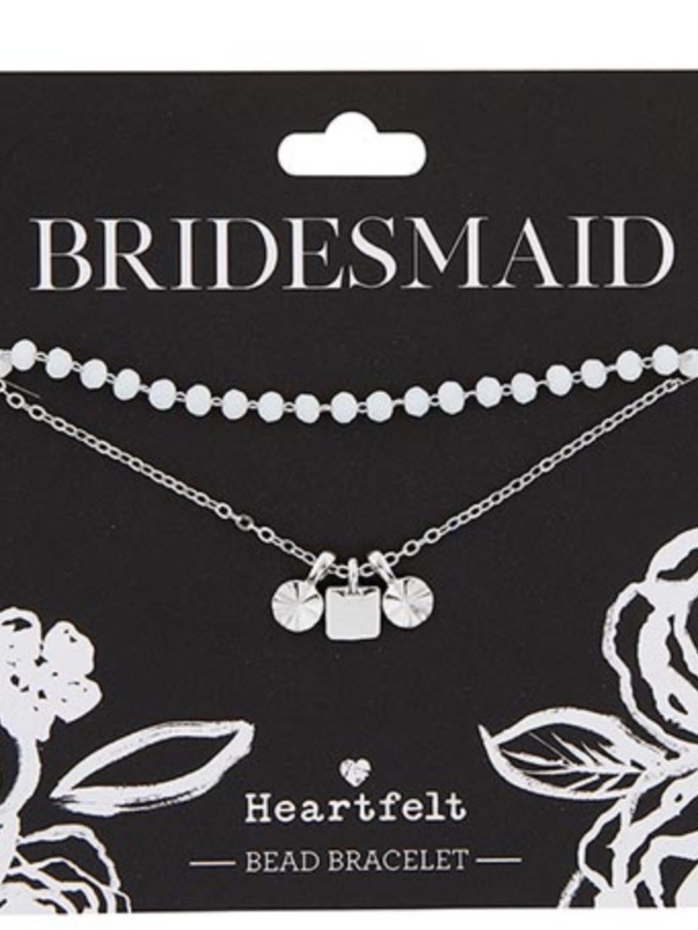 Silver Charm Necklace Set